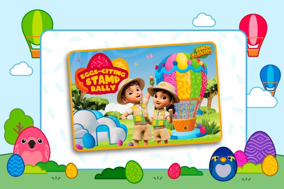 Ranger Buddies Eggs-citing Stamp Rally
