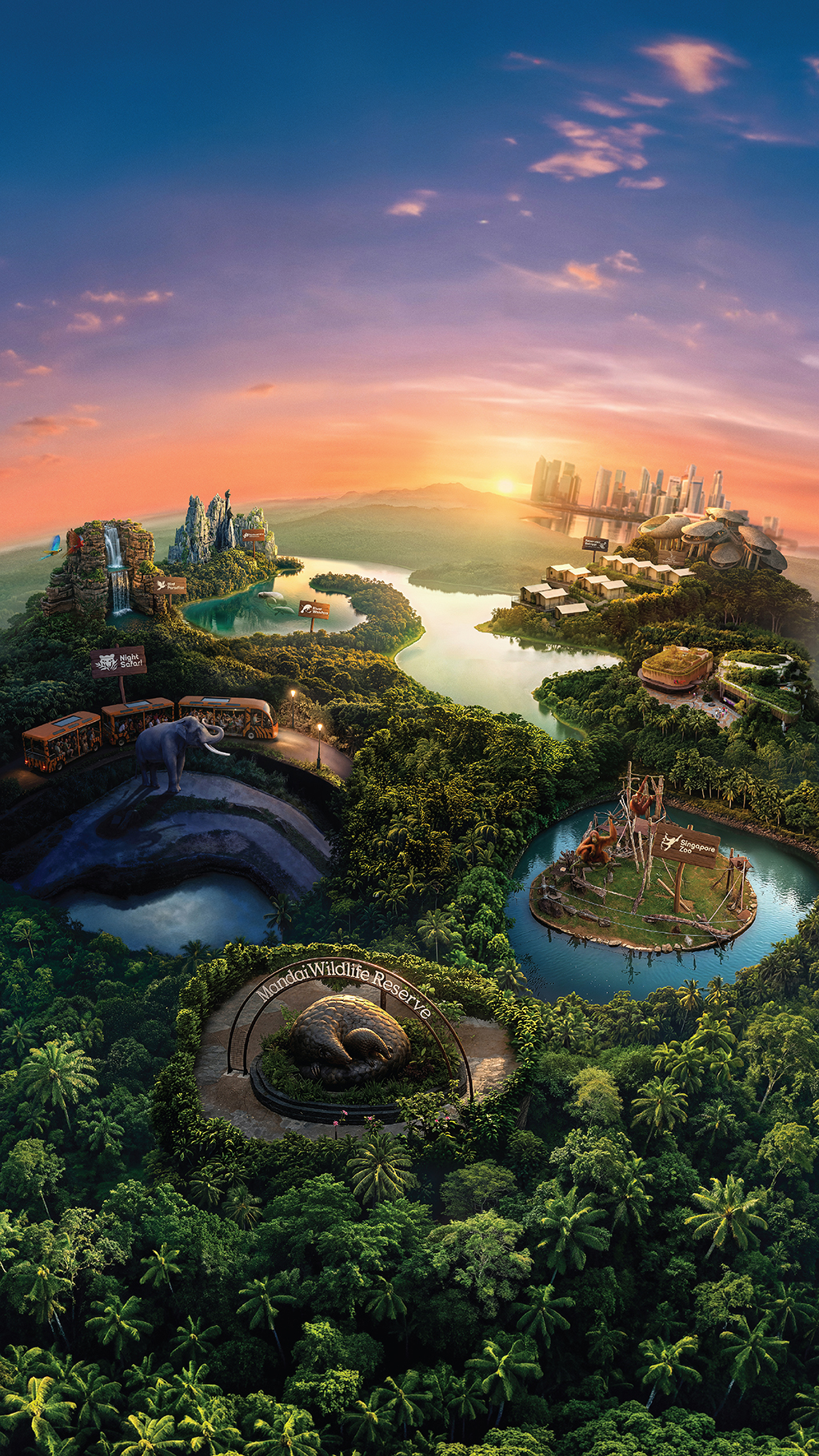 Imagine Singapore but Wilder