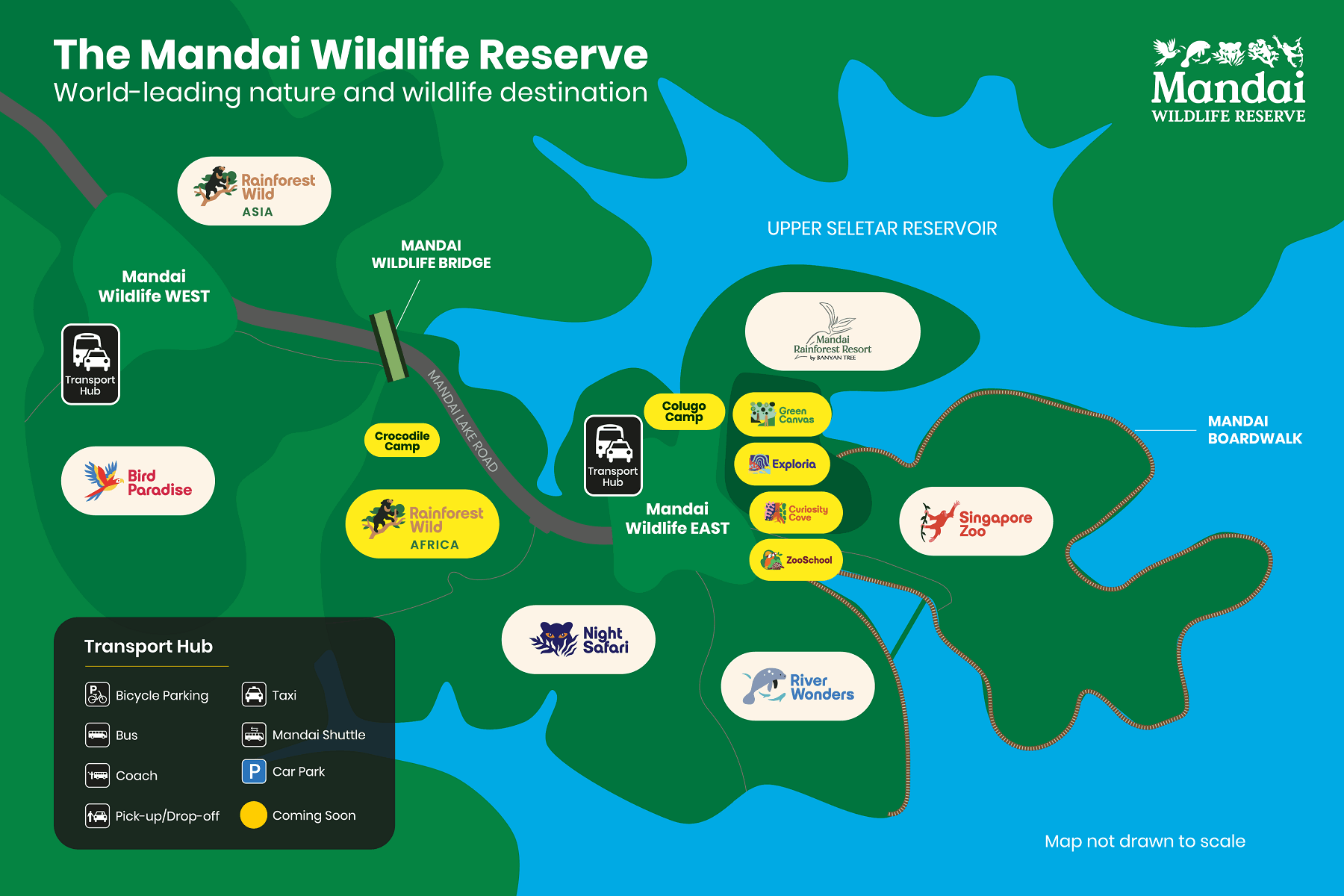 Mandai Wildlife Reserve Map