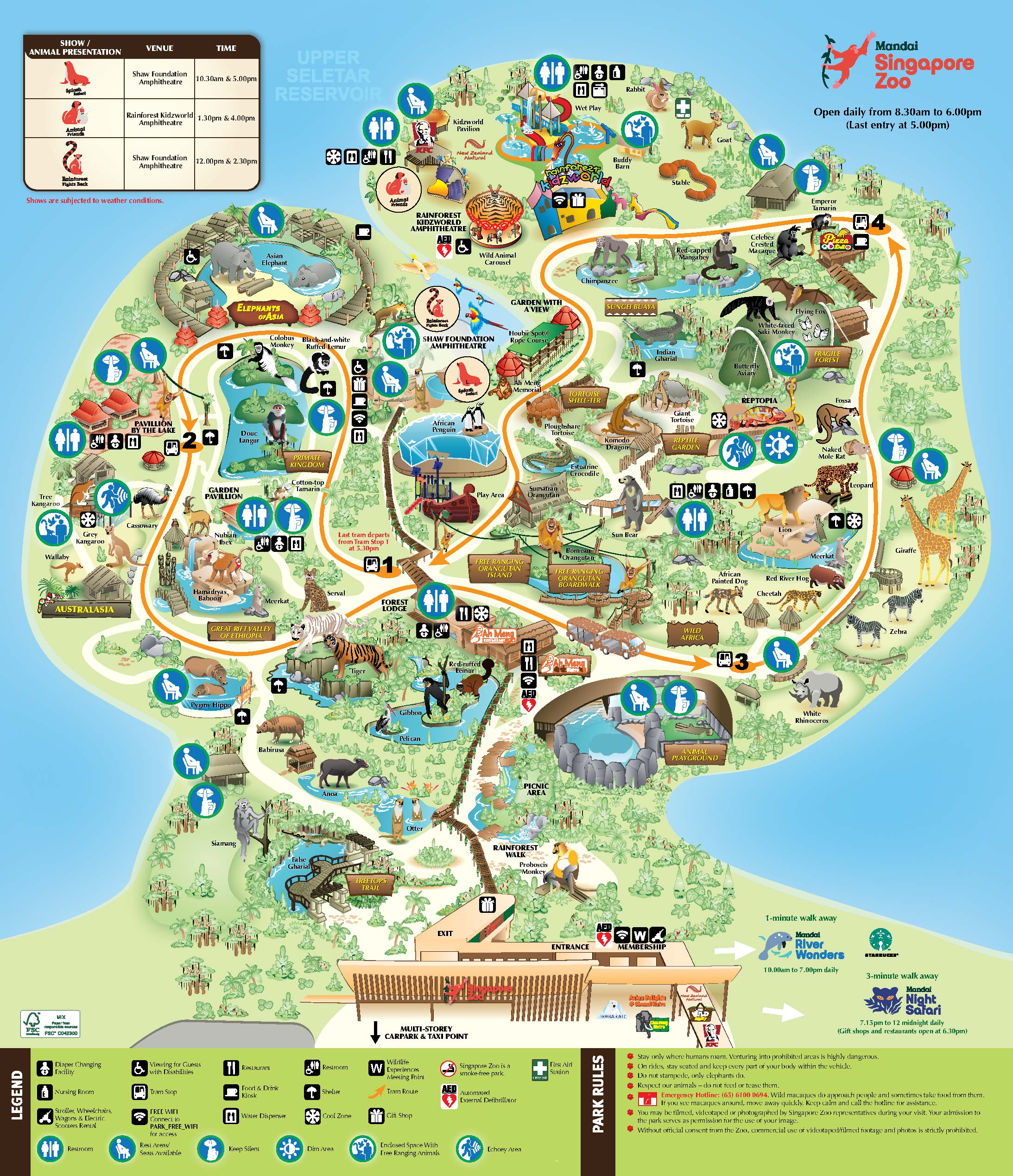 Singapore Zoo Map With Images Zoo Map Singapore Zoo Singapore Map