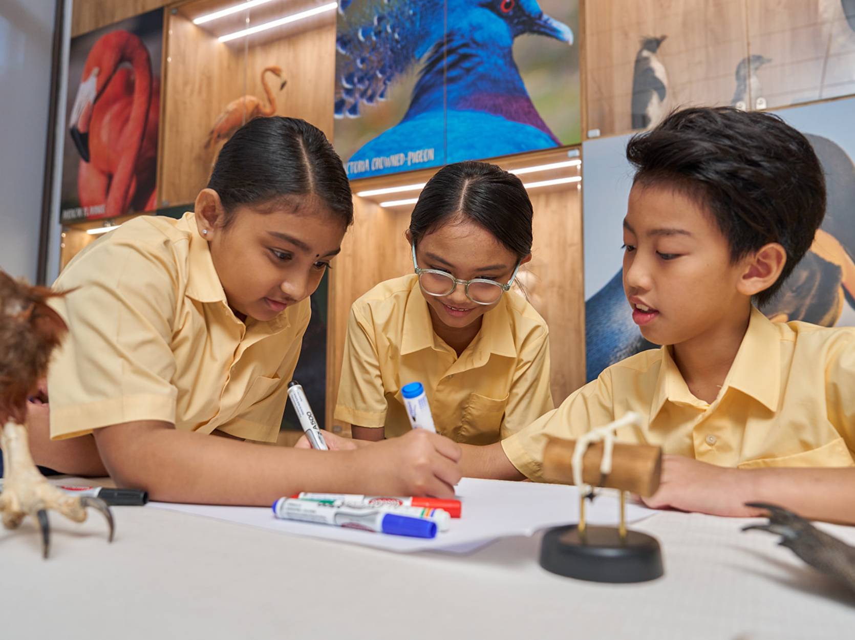 students in a classroom