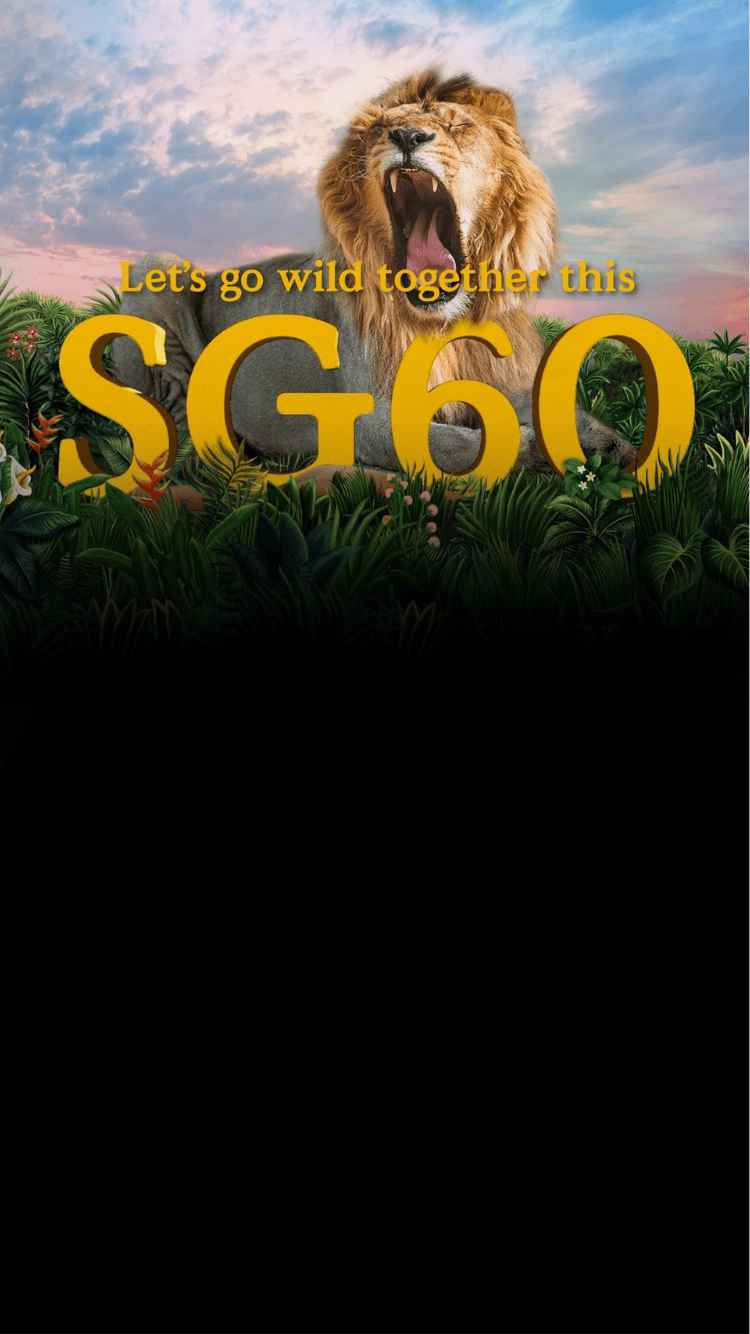 Let’s go wild together this SG60 with roarsome deals and experiences!
