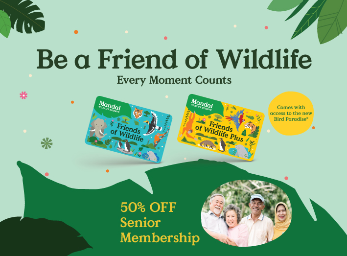 50% off Friends of Wildlife Senior Membership
