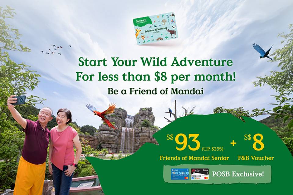 Exclusive POSB Gift for Friends of Mandai Senior membership 