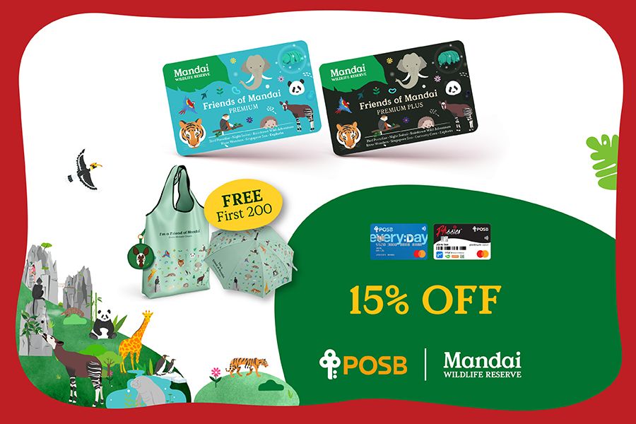 Exclusive 15% Off Friends of Mandai Premium & Premium Plus Annual Membership