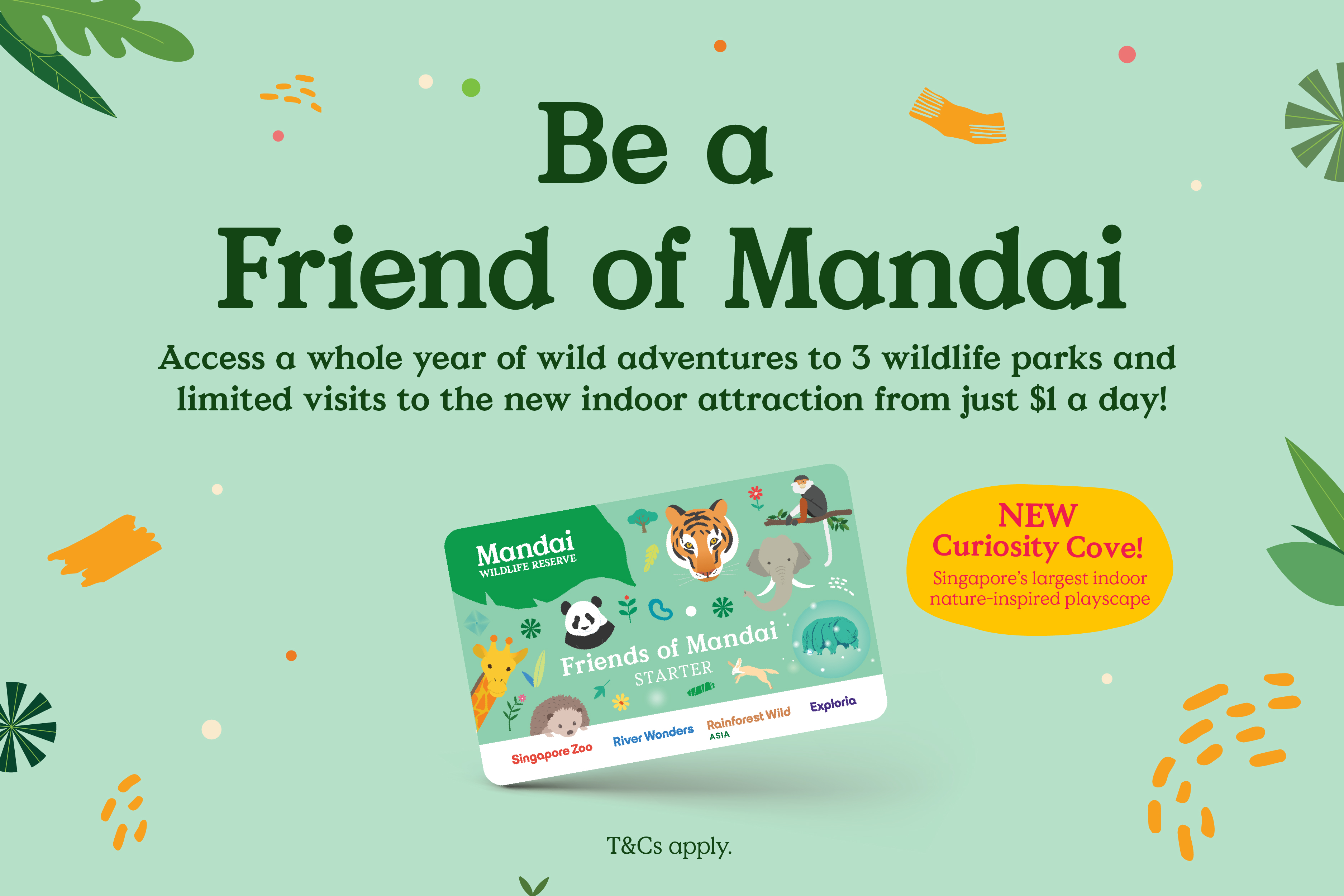 Be A Friend of Mandai Starter