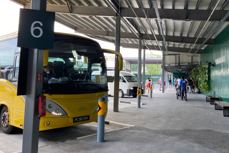 How to get to Sentosa Coach Park in Singapore by Bus or Metro?