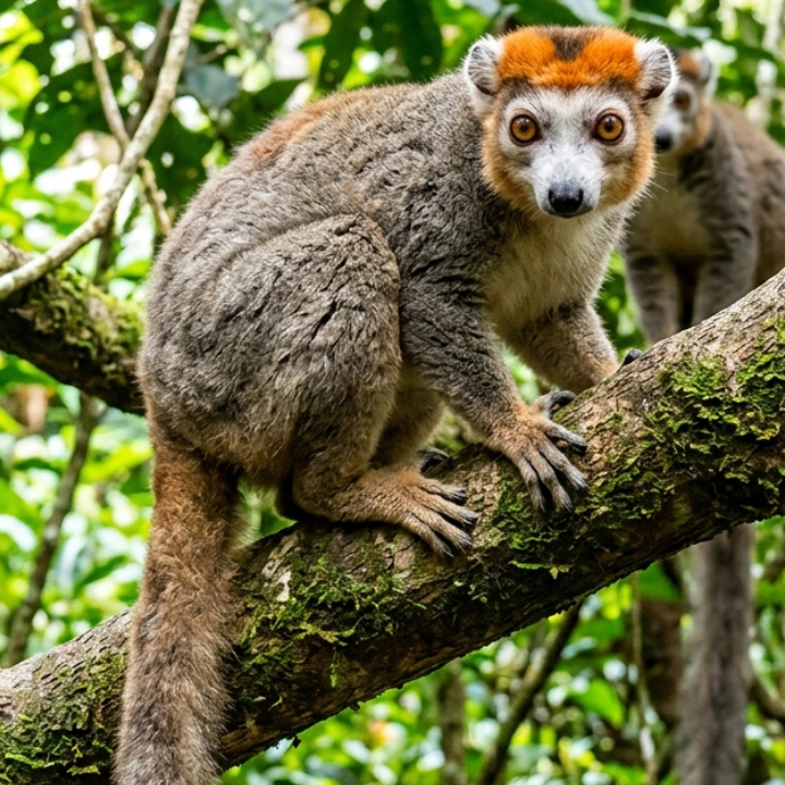 Crowned Lemur