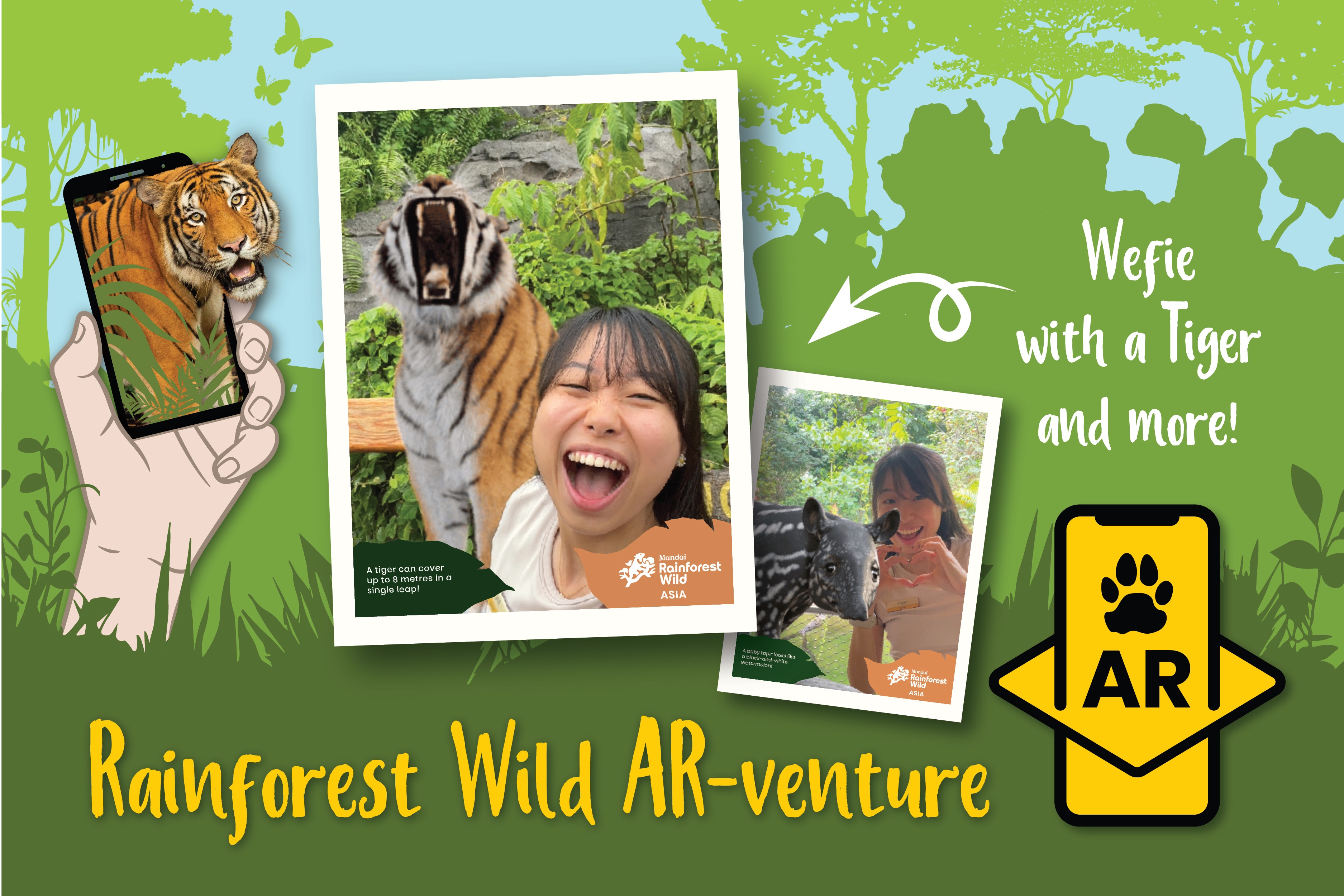 Rainforest Wild AR-venture: Wefie with a Tiger and more!