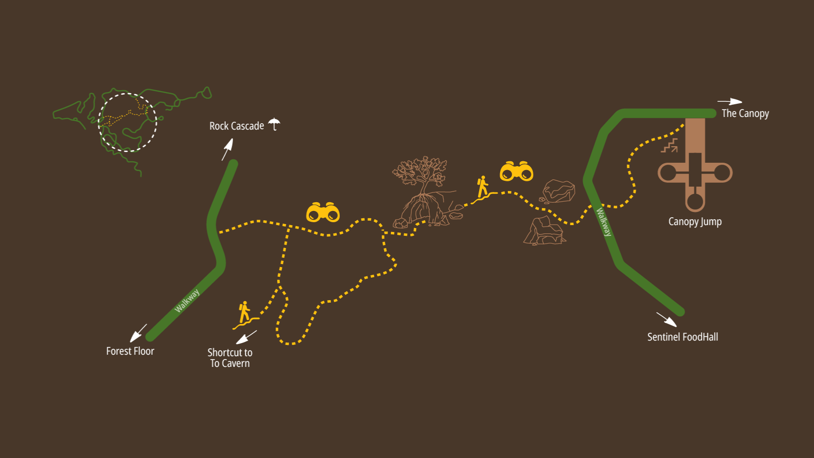 Root Hollow Trek​ Map