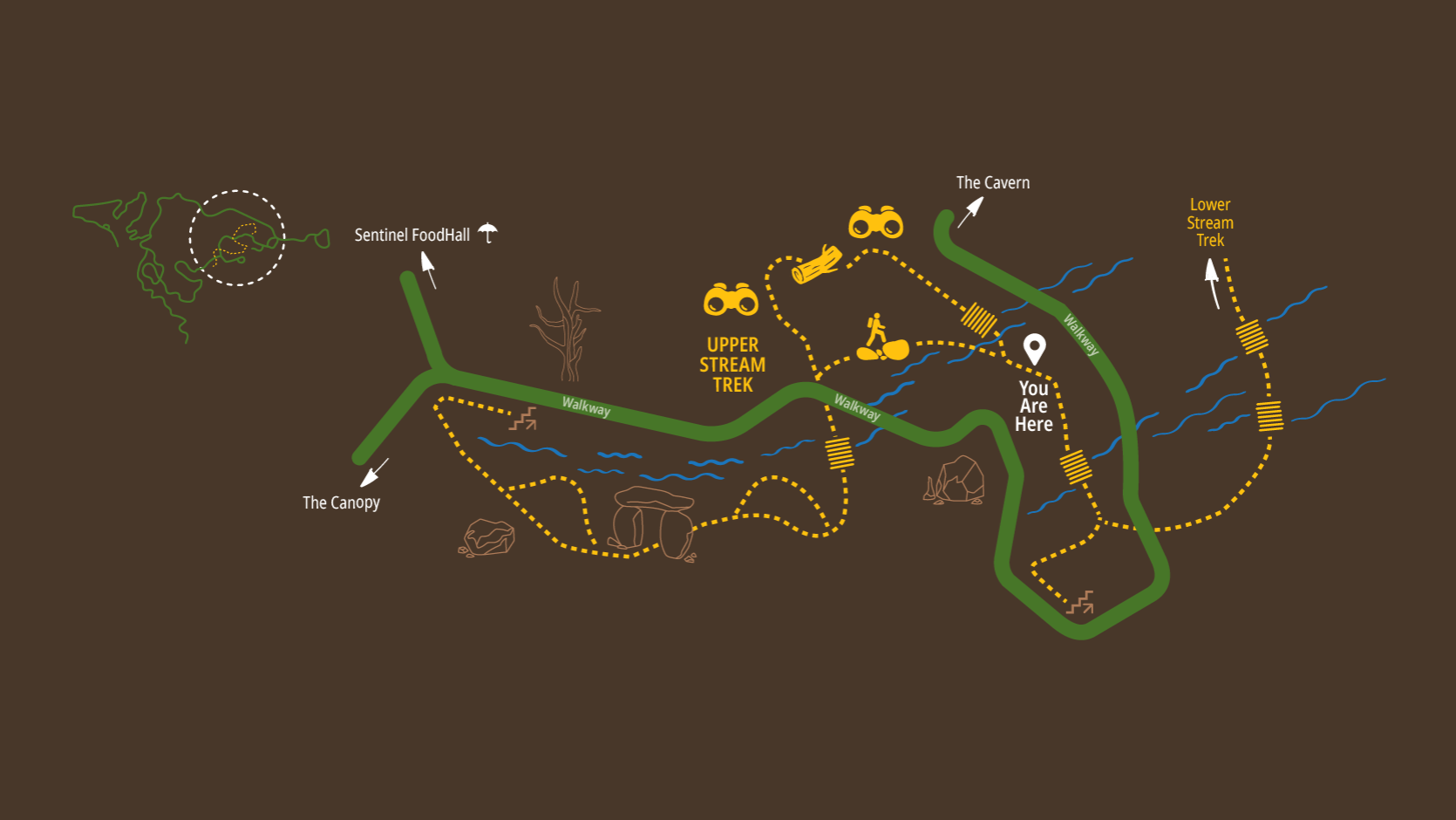 Lower Stream Trek Map