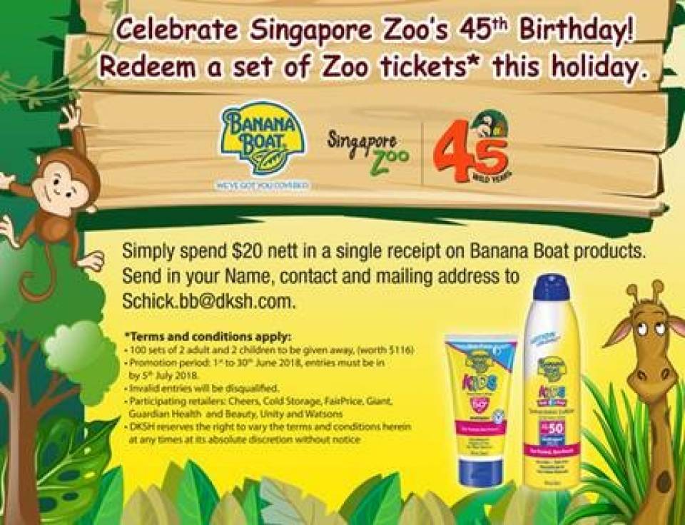 Singapore Zoo’s 45th Birthday Celebrations