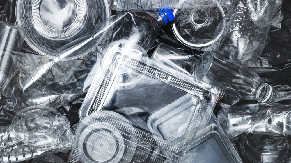Piles of plastic