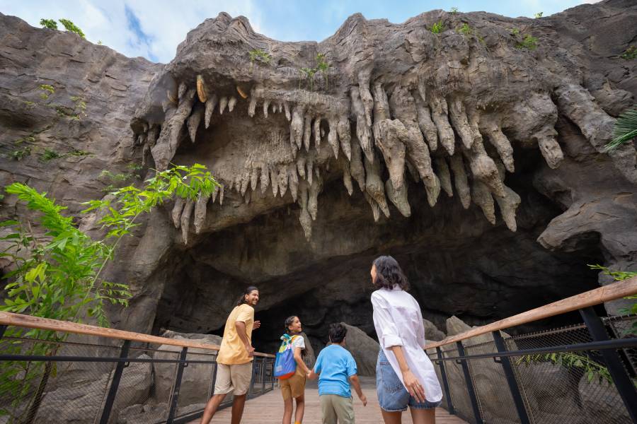 The Cavern entrance, Rainforest Wild Adventure WEST