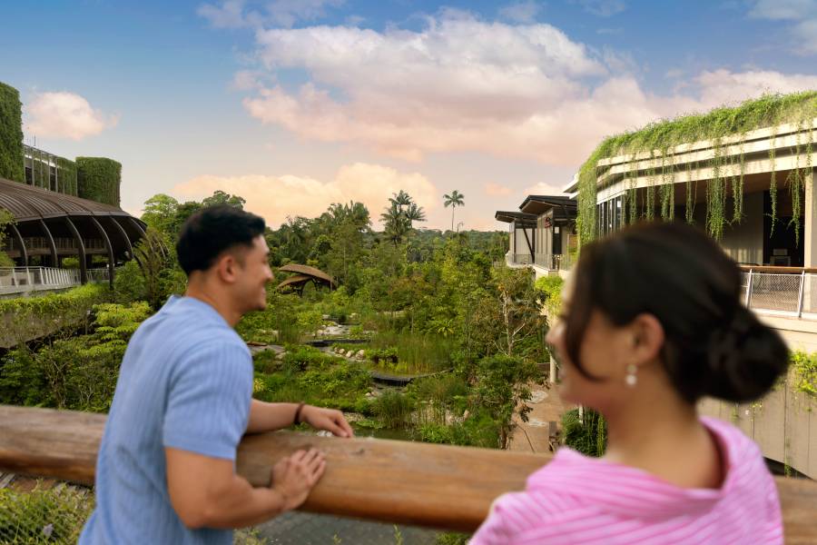 Mandai Wildlife EAST courtyard
