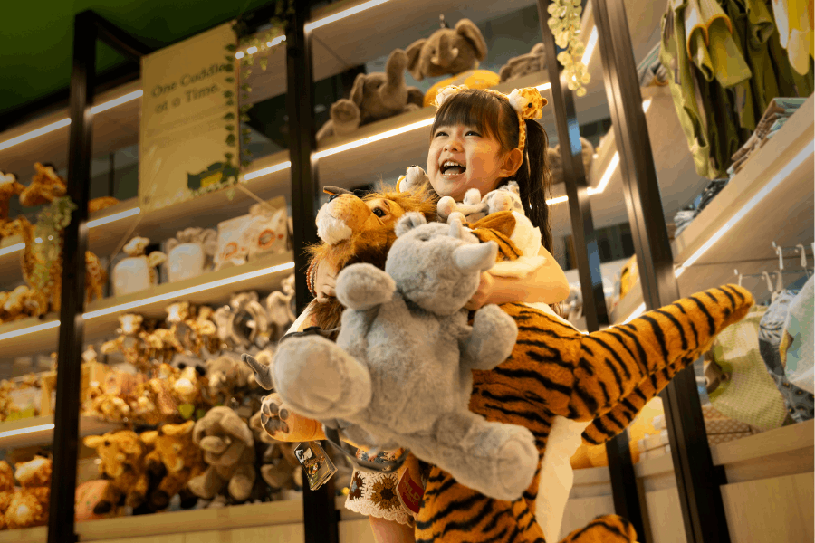 The Mandai Shop with Singapore's largest wildlife plush toy collection