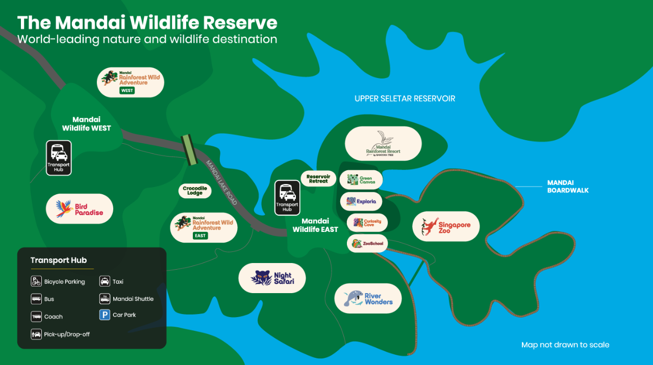 Mandai Wildlife Reserve Map